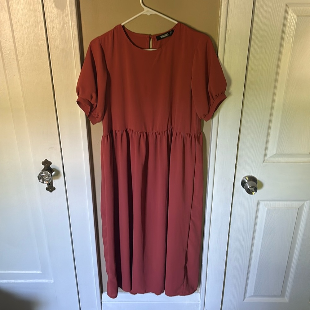 Midi baby doll dress